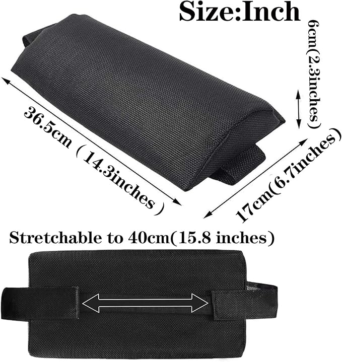 Zero Gravity Chair Set of 2 Replacement Pillow Headrest with Elastic Band - Photo 7