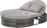 JOSHEN 78" Outdoor Chaise Lounge Chair, Patio Round Daybed - Photo 5