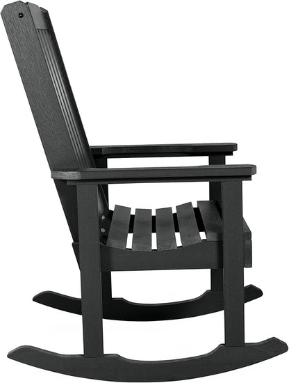 highwood Lehigh Rocking Chair, Black