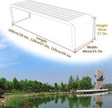 2-Person Garden Bench, Suit for Garden, Porch and Park, Outdoor Garden Benches, 2-Person Park Bench - Photo 2