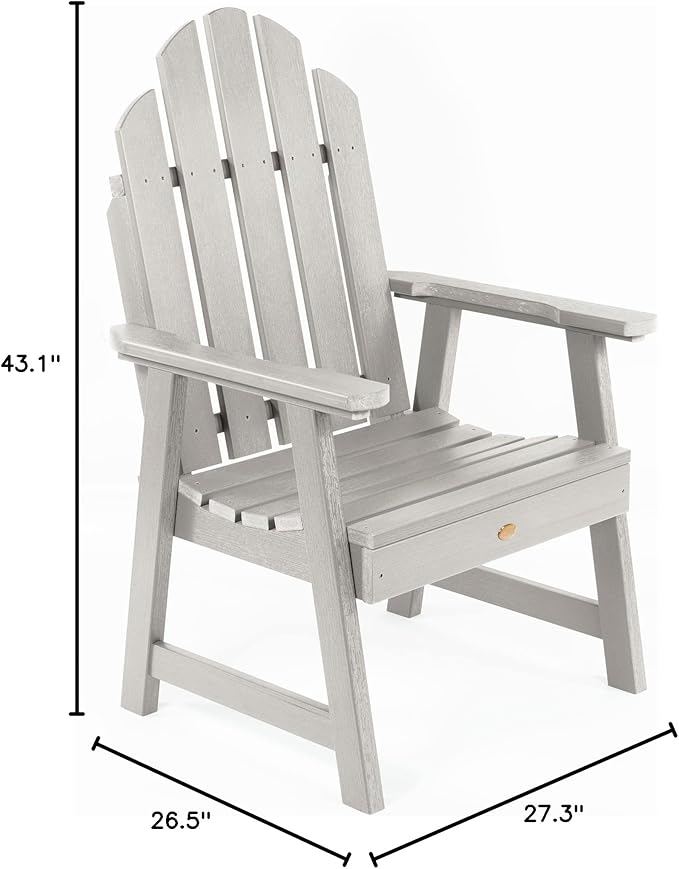 highwood Classic Westport Patio and Garden Chair, Harbor Gray