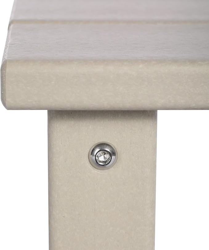 Costaelm Kids Outdoor Side Table, Small Patio HDPE Adirondack Square Table, Porch End Table for Outside Pool Garden - Photo 6