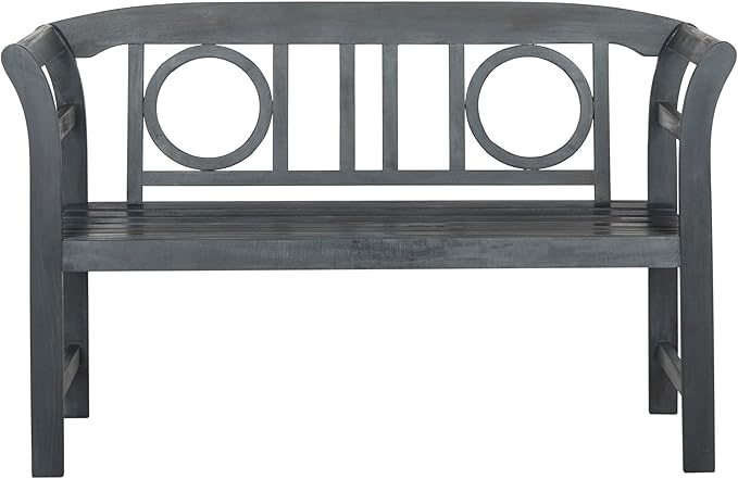 SAFAVIEH PAT6743A Outdoor Collection Moorpark 2 Seat Bench