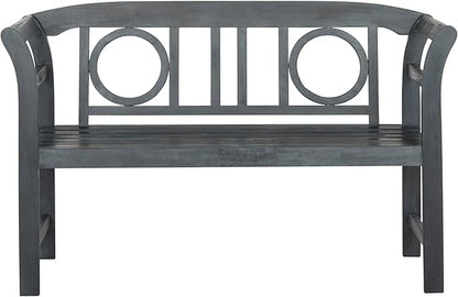 SAFAVIEH PAT6743A Outdoor Collection Moorpark 2 Seat Bench