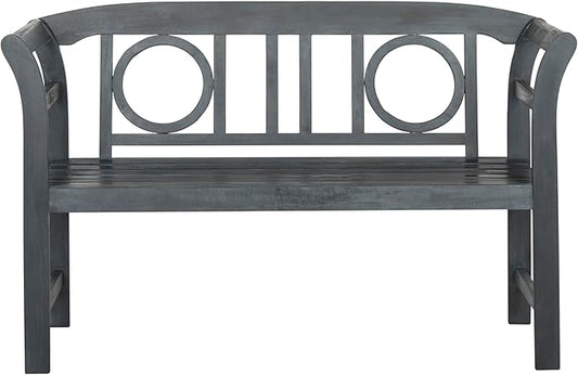 SAFAVIEH PAT6743A Outdoor Collection Moorpark 2 Seat Bench