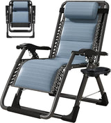 Slsy Zero Gravity Chair, Reclining Lounge Chair with Removable Tray for Indoor and Outdoor - Photo 1