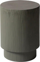 LeisureMod Modern Side Table Round Fiberstone Top Accent End Table for Home, Outdoor Patio, Living Room Sofa - Photo 7