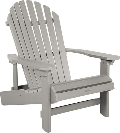 Highwood Hamilton Folding and Reclining King Size Adirondack Chair, Harbor Gray