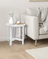 Outvita Adirondack Side Table, 18 Inch Round Outdoor End Table - Photo 7