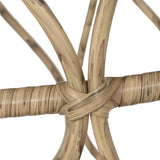 Bruce Outdoor Side Table - Wicker - Light Brown - Photo 4