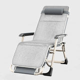 Folding Patio Lounge Chair w/Adjustable Pillows Cup Holder for Poolside Backyard Reclining Lounge Chair with Removable - Photo 1