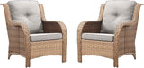 Rilyson Patio Furniture Chairs Outdoor Chair - 2 Piece Wicker Rattan Chairs Set with High Back and Deep Seating for - Photo 1