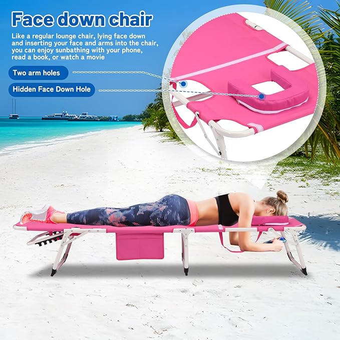 XMT 3-in-1 Tanning Chair with Face Hole for Outside - Photo 2
