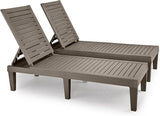 YITAHOME Chaise Outdoor Lounge Chairs with Adjustable Backrest - Photo 1