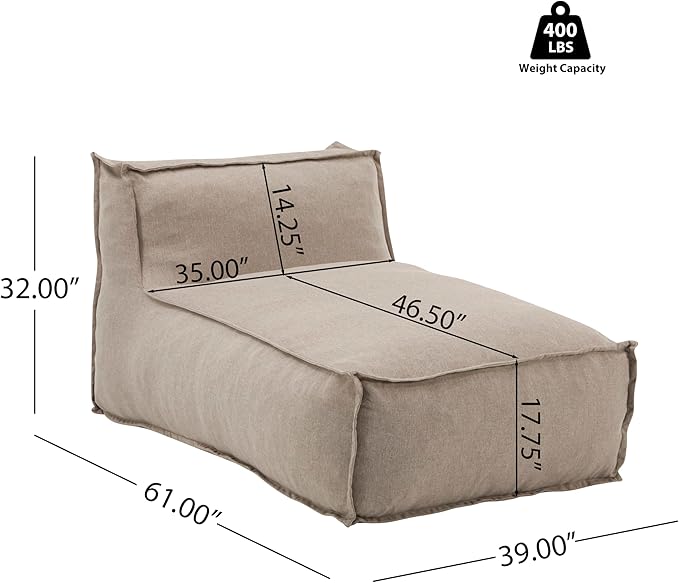 Christopher Knight Home Natty Outdoor Bean Bag Chair Set of 2, Fabric Bean Bag Chair for Adults and Kids - Photo 2