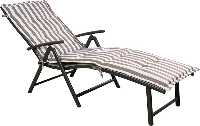 Kozyard Cozy Aluminum Reclining Lounge Chair - Perfect for Beach, Yard, Pool - Photo 1