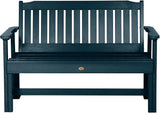 Sequoia Professional Commercial Grade Exeter Garden Bench, 4ft, Federal Blue - Photo 4