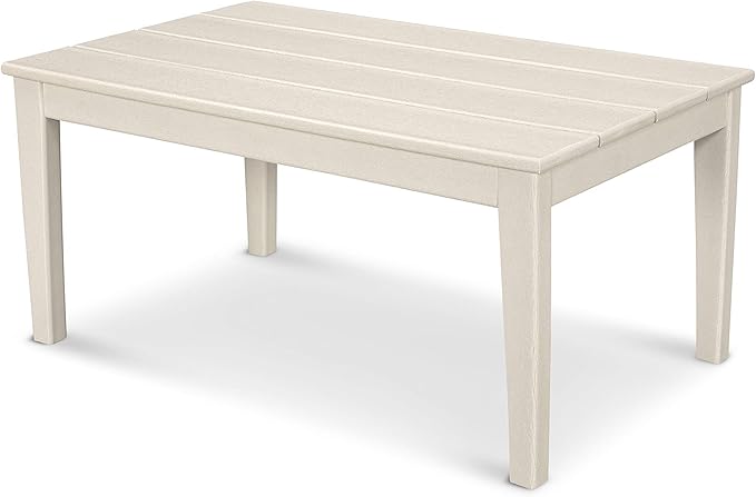 POLYWOOD® Newport 22" x 36" Coffee Table Sand