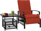 Incbruce 2 Pieces Outdoor Lounge Recliner Set - Photo 1
