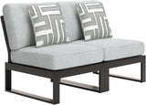 Signature Design by Ashley Beachloft Straight Coastal 2-Piece Outdoor Sectional with Removable Cushion - Photo 1