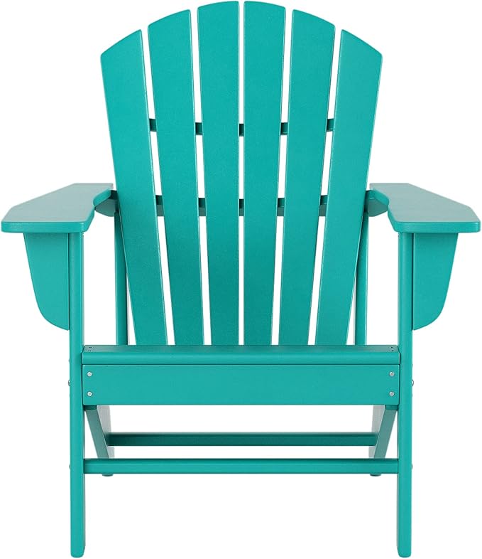 WestinTrends Dylan Outdoor Adirondack Chair (Set of 2), Turquoise
