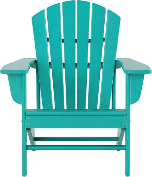WestinTrends Dylan Outdoor Adirondack Chair, Turquoise