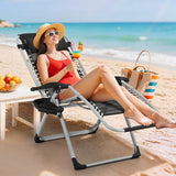 Magshion Zero Gravity Chair with Cushion, Reclining Outdoor Patio Lounge Chair, Folding Indoor Anti Gravity Recliner - Photo 10