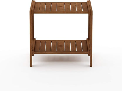 Furinno FG19840T Tioman Hardwood Mississippi Side Table, Natural