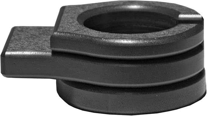 LuxCraft Adirondack Chair Cup Holder Attachment for Outdoor Lounge Furniture, Stationary Drink Holder for Swings, Gliders, Bench, Deck or Camping Chair - Amish Made in America (Black)