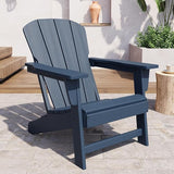 Modern HDPE Plastic Adirondack Chair - Oversize 380 LB Poly Lumber Weather Resistant Firepit Chair - Outdoor Patio - Photo 1