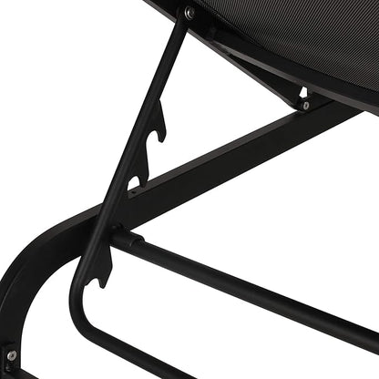 Outdoor Chaise Lounge (Set of 2) (Dark Grey)