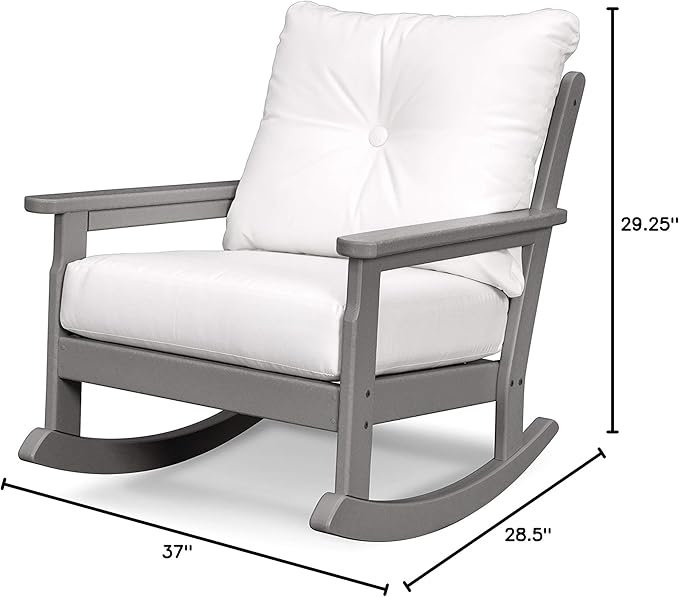 POLYWOOD Vineyard Deep Seating Rocking Chair - Photo 2