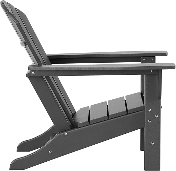 WestinTrends Dylan Outdoor Adirondack Chair, Gray