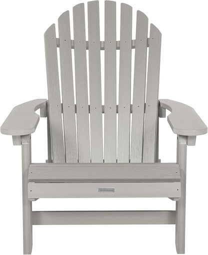 Highwood Hamilton Folding and Reclining King Size Adirondack Chair, Harbor Gray