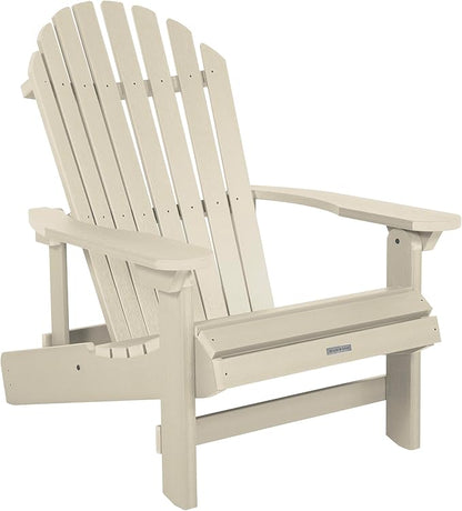 highwood Hamilton Folding and Reclining King Size Adirondack Chair, Whitewash