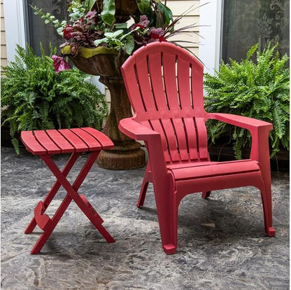Adams Manufacturing 8510-95-3700 Quick-Fold Side Table, Merlot