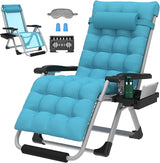 ZENPETIO 29In XL Zero Gravity Chair w/Cushion, Zero Gravity Recliner Lounge Chair for Indoor and Outdoor - Photo 1