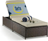 Serta Laguna Brown Resin Wicker Outdoor Patio Furniture Collection, Easy Assembly, Porch or Pool - Photo 1