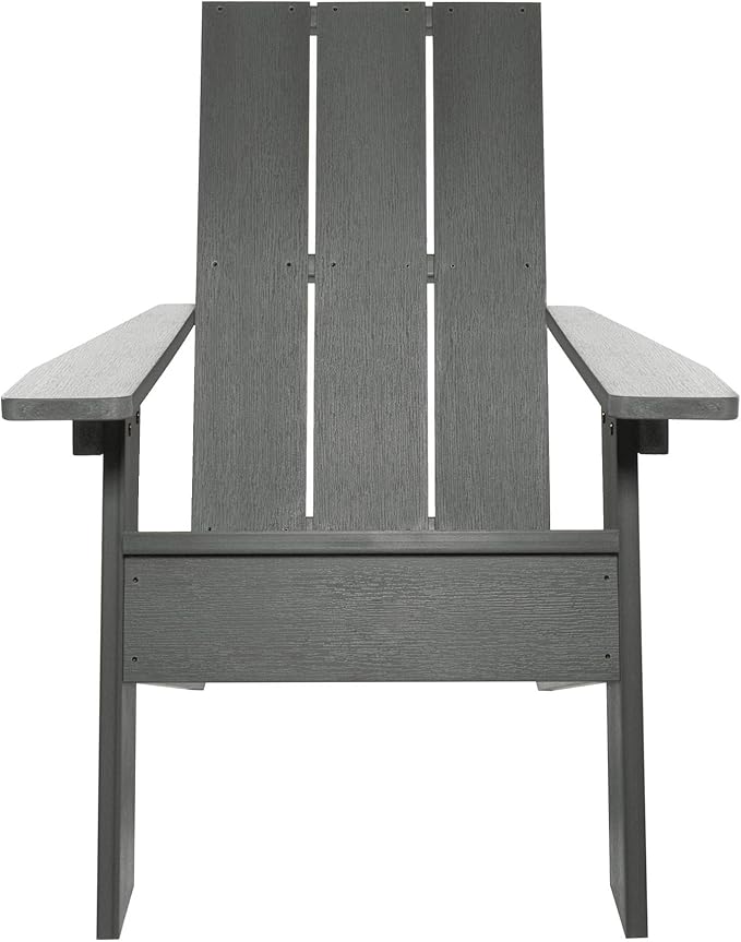 highwood Italica Modern Adirondack Chair, Coastal Teak