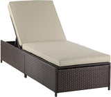 Serta Laguna Brown Resin Wicker Outdoor Patio Furniture Collection, Easy Assembly, Porch or Pool - Photo 6