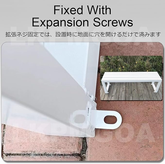 Garden Benches with Metal Legs, Outdoor Bench for Garden, Smooth and Comfortable, can Accommodate 2-3 People(Pink,100cm)