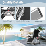 Slsy Zero Gravity Chair, Reclining Lounge Chair with Removable Cushion & Tray for Indoor and Outdoor - Photo 6