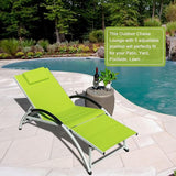 Sundale Outdoor Adjustable Patio Chaise Lounge Set of 2, 6 Position Lounge Chair - Photo 6