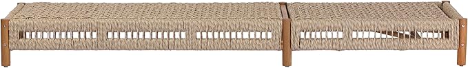 Christopher Knight Home Mercer Acacia Wood Chaise Lounge Chair Outdoor Set of 2 - Photo 8