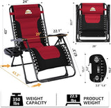 Oversized Padded Zero Gravity Lounge Chair - Photo 3