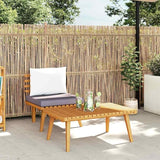 Garden Lounge Set Dark Gray Solid Acacia Wood Modular Outdoor Patio Couch 21.7x35.4x25.6 in Weathered Finish for - Photo 1