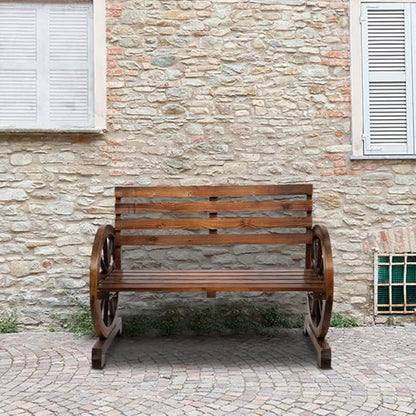 Outside Bench Seats Chair Patio Outdoor Garden Bench,Patio Park Bench, Front Porch Bench, Patio Porch Chair, Outdoor Patio Bench Chair, Loveseats Park Yard Furniture Decor Patio Bench for Front Porch