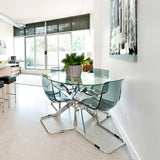 Dulles Glass 34 inch Round Glass Table Top - Tempered - 3/8" Thick Glass Surface, Safe Flat Polished - Photo 2