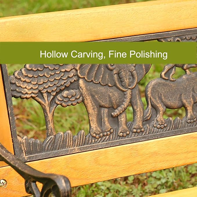 Outdoor Benches for Children, Kids Mini Sized Park Outdoor Bench, Patio Benches for Outdoors, Garden Benches for Outdoors