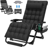 ZENPETIO Oversized Zero Gravity Chair, 33In XXL Zero Gravity Recliner Lounge Chair - Photo 1
